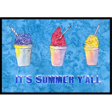 Jensendistributionservices 18 x 27 in. Snowballs And Snow Cones Indoor Or Outdoor Mat MI2554040